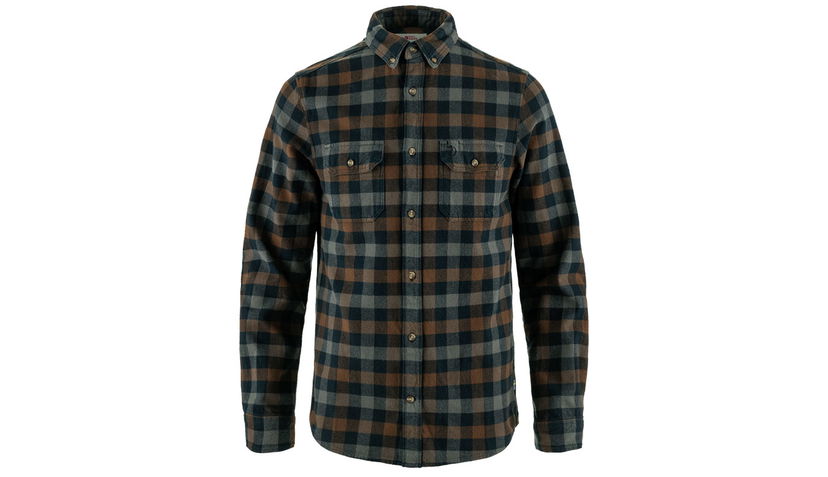 Košulja FJÄLLRÄVEN Skog Plaid Flannel Long-Sleeve Button-Down Shirt Višebojno | F81353-555-299