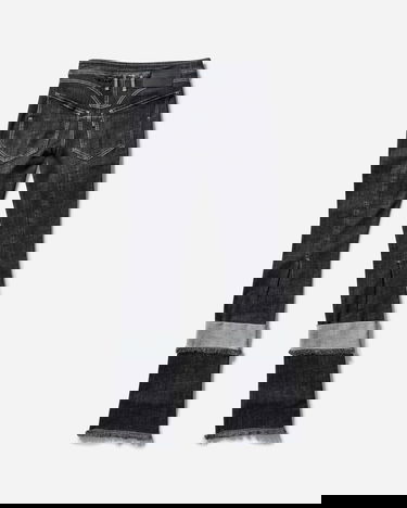 Jeans Ottolinger Open Back Denim Flare Jeans Crna | 11720271701 BLK, 2