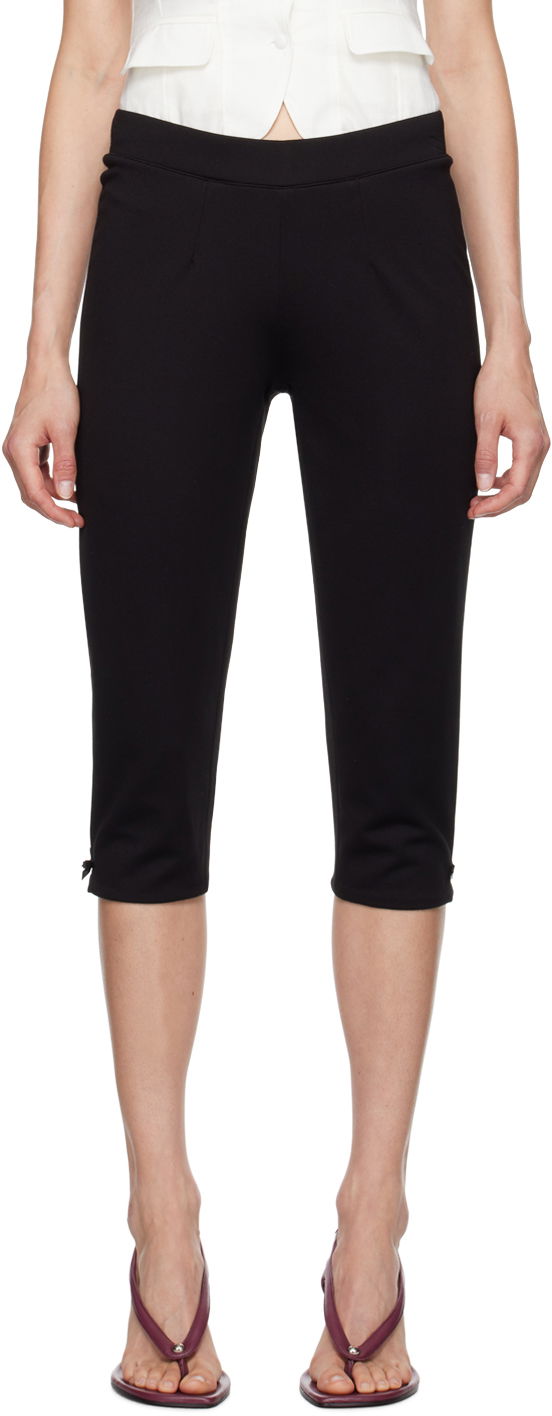 Tajice GUIZIO Guizio Caria Capri Leggings Crna | P24201K063