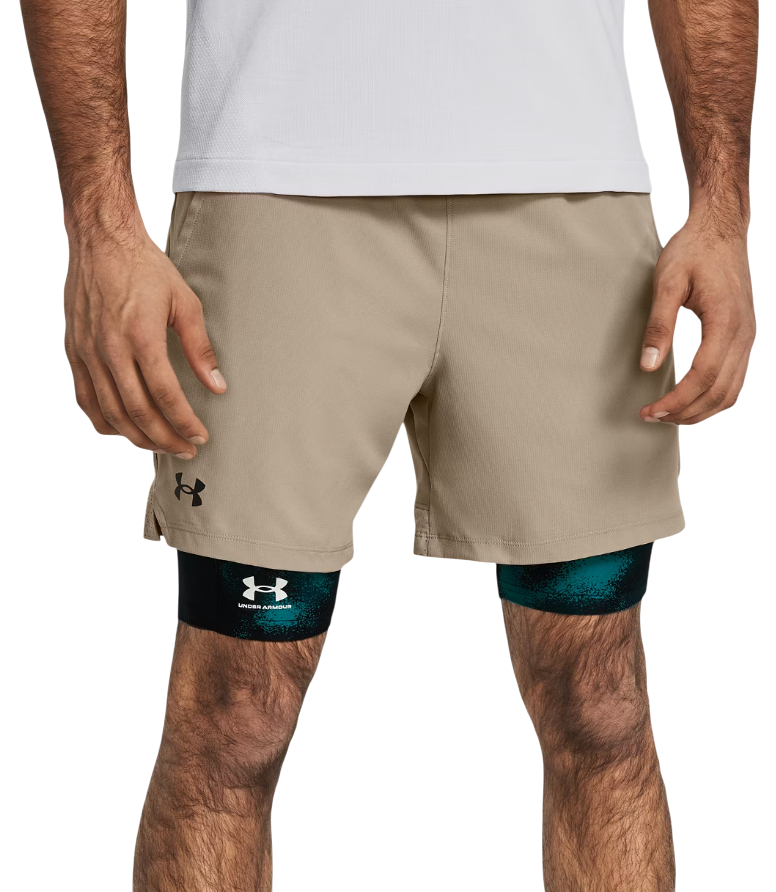 Kratke hlače Under Armour Vanish Woven 6in 2-in-1 Shorts Bež | 1373718-203, 0