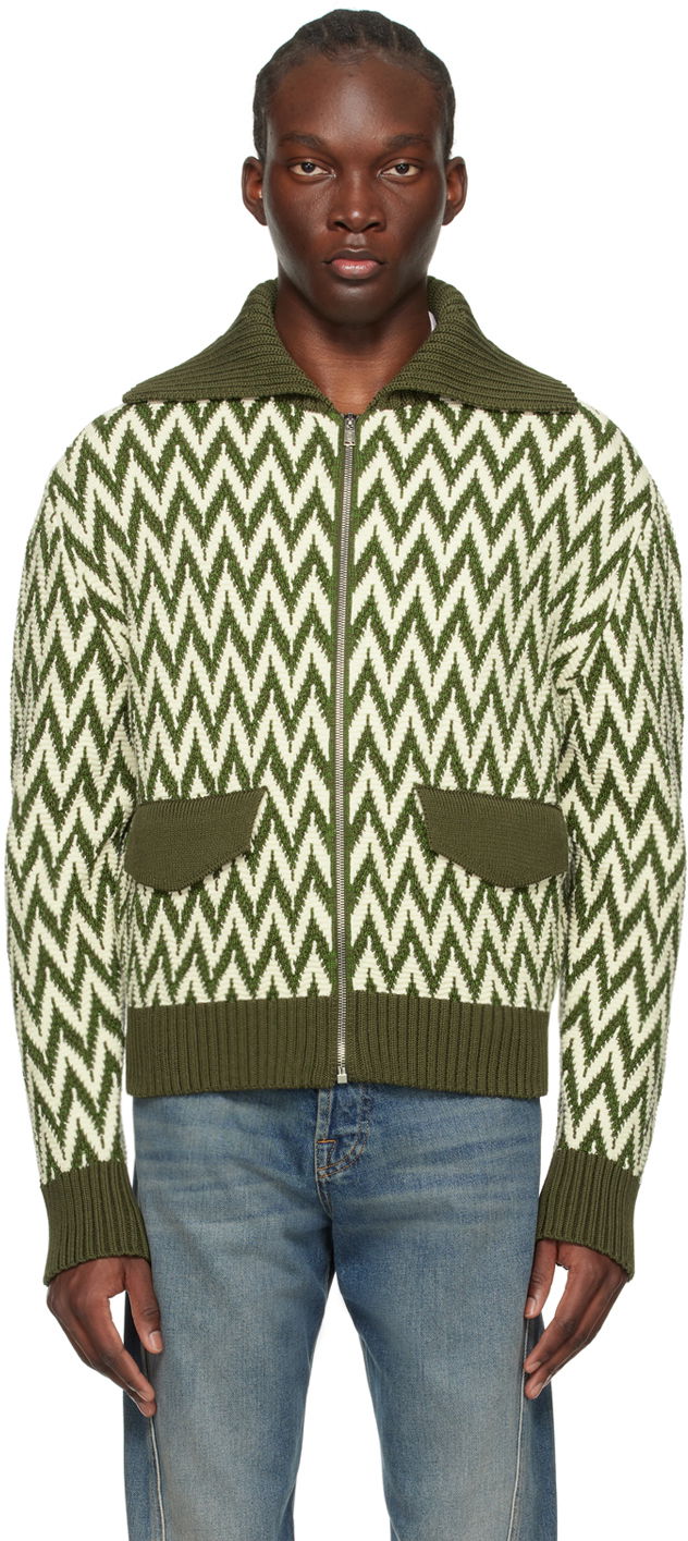 Bomber jakna LANVIN Curb Bomber Jacket Zelena | RM-JA0016-K029-P24