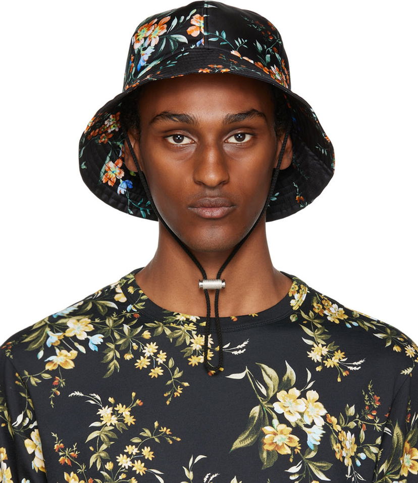 Šešir Erdem Floral Print Bucket Hat Crna | MF22_1497MF22_1497