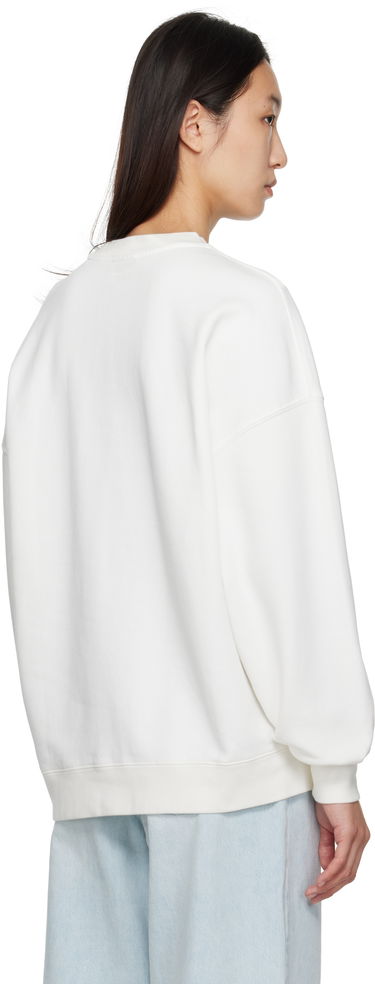 Dukserice Anine Bing ANINE BING Miles Framed Monogram Sweatshirt Bijela | A-08-11205-OFW1, 2