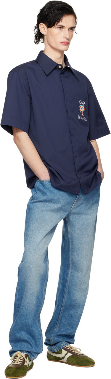 Košulja Casablanca Short Sleeve Shirt Tamnoplava | MPS25-SH-137-01, 3