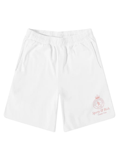 Kratke hlače Sporty & Rich Crown Gym Short Bijela | SH472WH