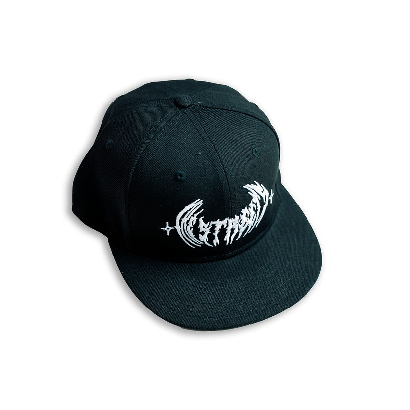 Kapa The Streets The Streets Moon Flat-brim Cap Crna | STRTSMOONCP