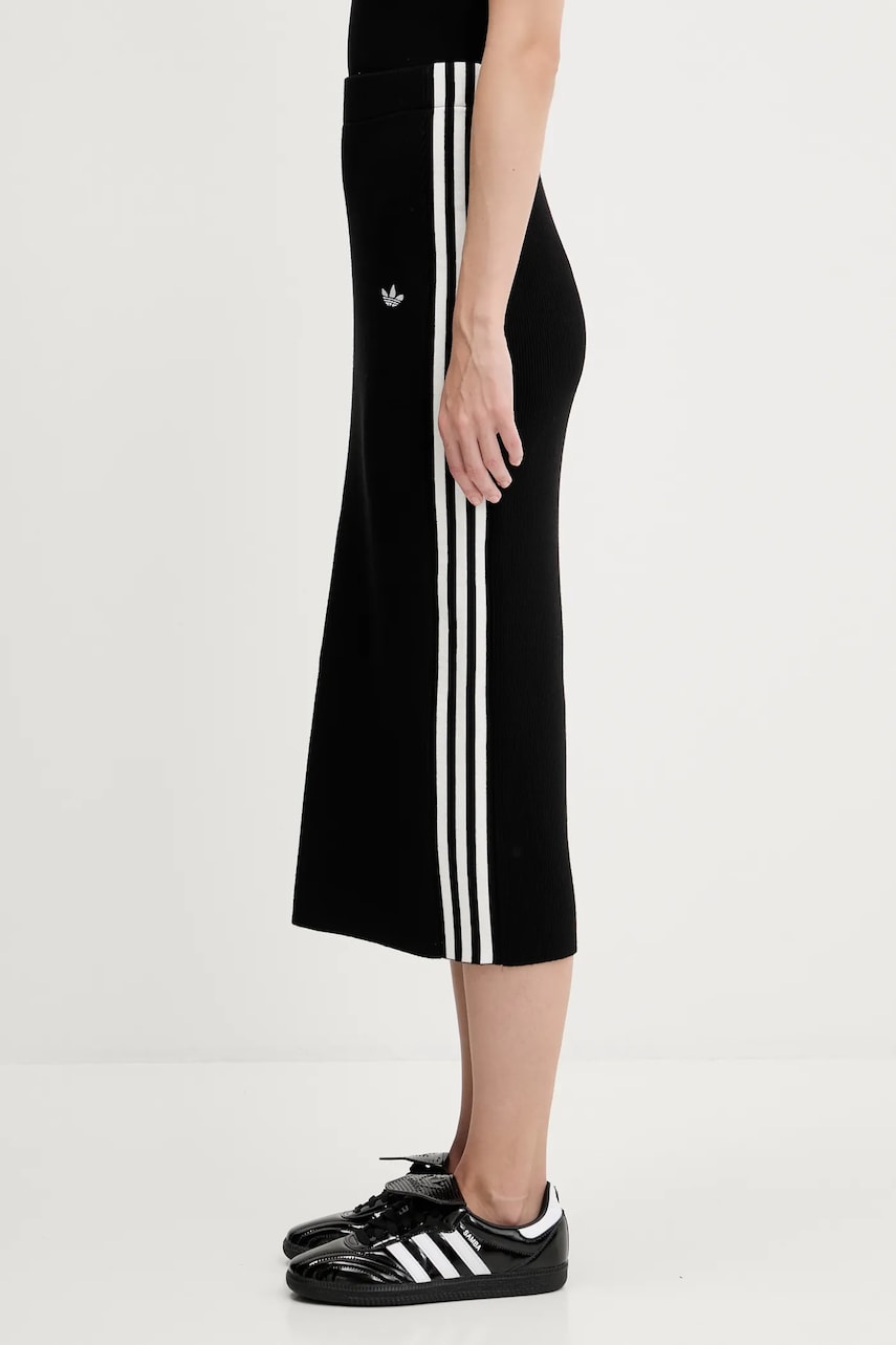 Suknja adidas Performance Adicolor 3-Stripes Knit Skirt Crna | JW2661, 1