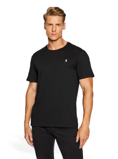 Majica kratkih rukava Polo by Ralph Lauren Cotton T-Shirt Crna | 714844756001