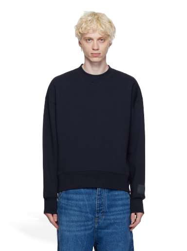 Dukserice AMI Crewneck Sweatshirt Tamnoplava | USW017.740