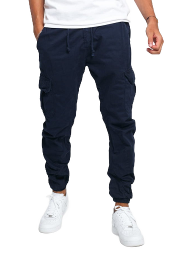 Cargo hlače Urban Classics Cargo Jogging Pants Tamnoplava | TB1268 navy