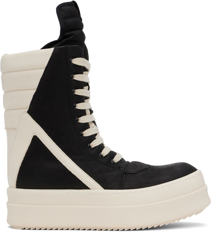 Tenisice i cipele Rick Owens Rick Owens Porterville Mega Geobasket Crna | RR02D6855 LWNLCO