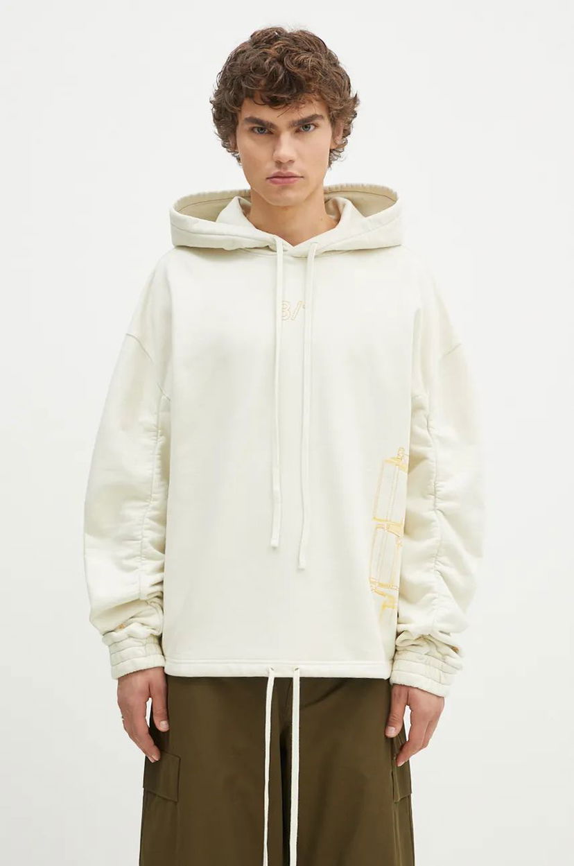 Dukserice A-COLD-WALL* Hoodie Shroud Bež | ACWMW205