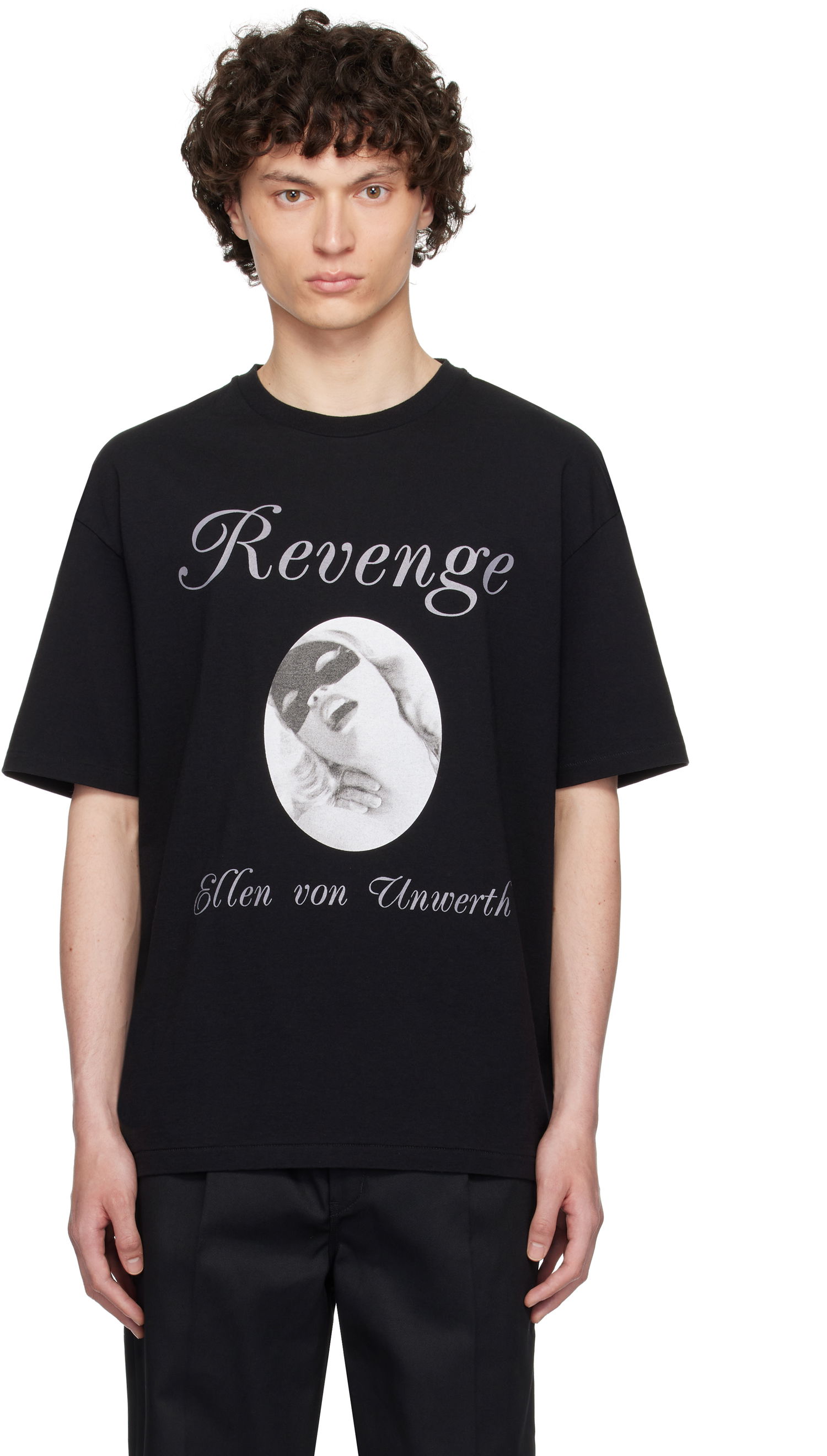 Majica kratkih rukava WACKO MARIA WACKO MARIA Ellen Von Unwerth Graphic T-Shirt Crna | EVU-WM-WT01, 0