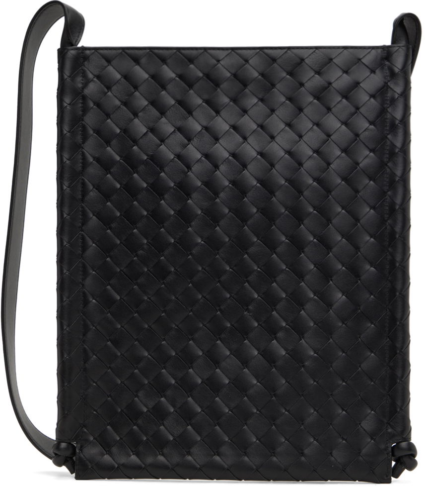 Ručna torbica Bottega Veneta Large Flat Loop Pouch Crna | 776204V2HL1, 0