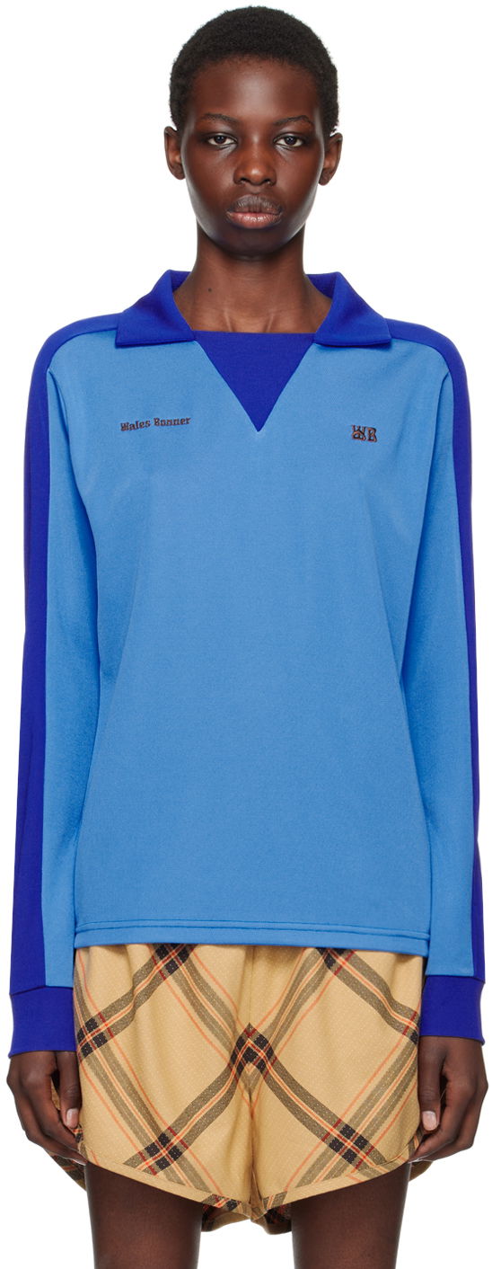 Dres Wales Bonner Blue Home Jersey Polo Plava | WA24JE19-PL05-500