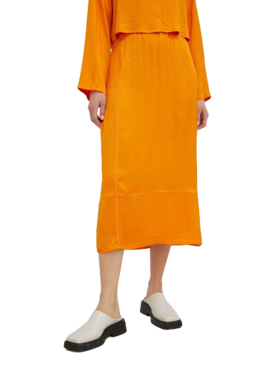 Suknja American Vintage Midi Skirt Narančasta | WID13CE23