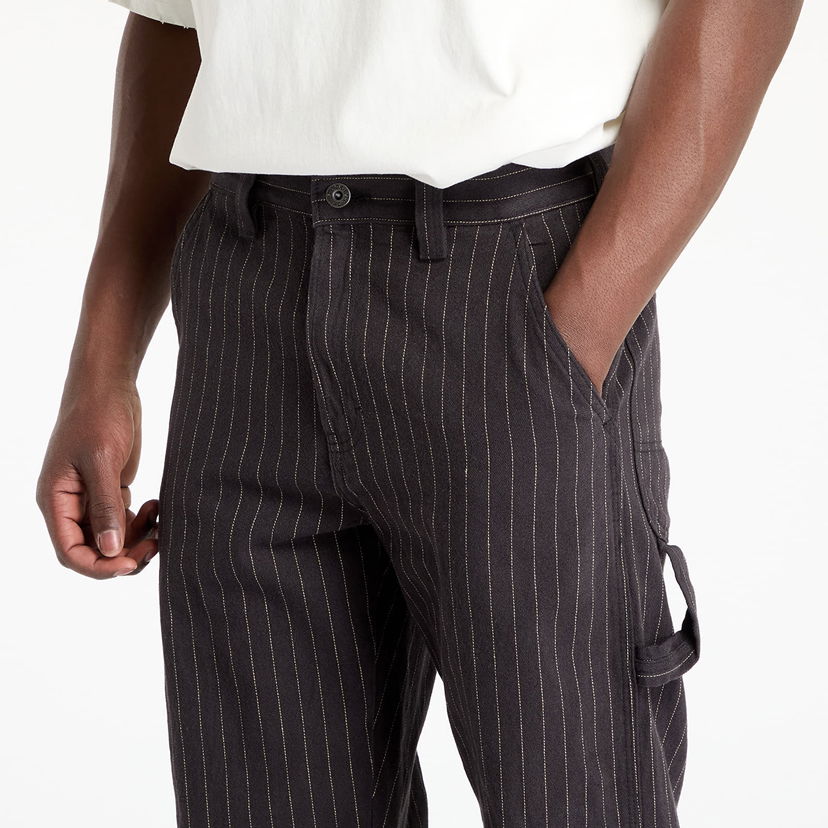 Cargo hlače Dickies Dickies Service Carpenter Striped Pants Crna | DK0A4Z6QBLK1