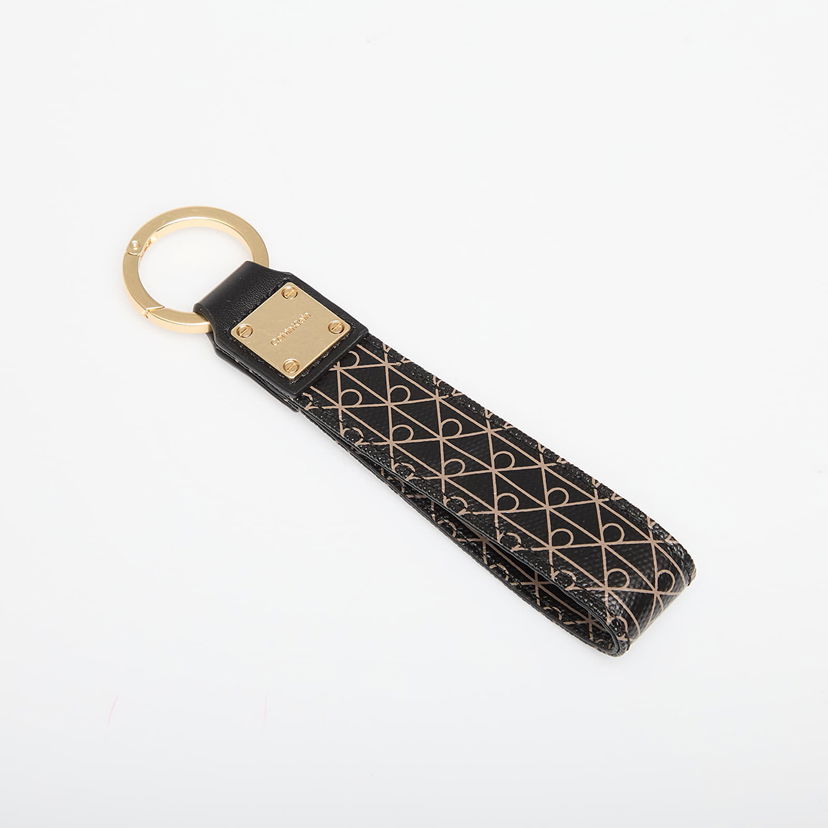 Privjesci za ključeve CALVIN KLEIN Calvin Klein Emblem Aop Key Fob Crna | LV04F1099G 2XA