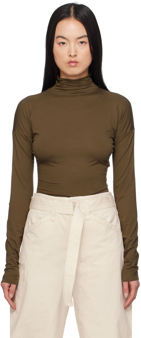 Džemper LEMAIRE Second Skin Turtleneck Zelena | TO1175 LJ053