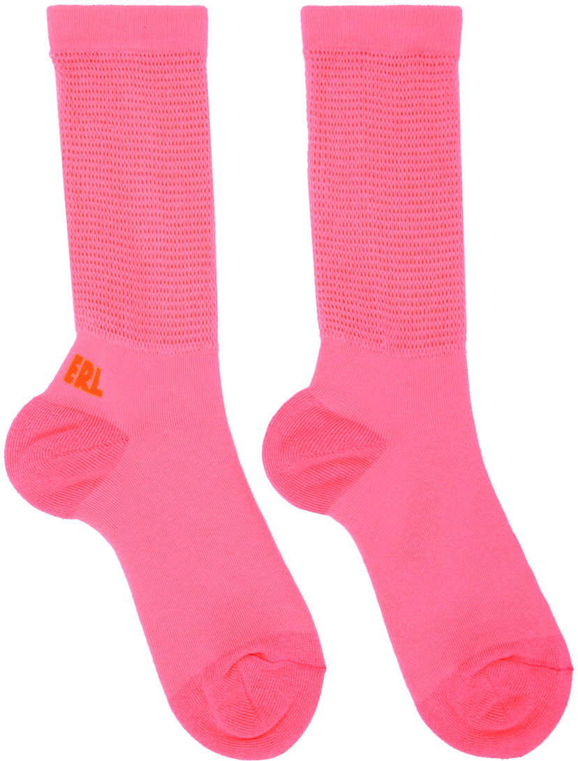 Čarape ERL ERL Open Knit Socks Ružičasta | ERL06K009