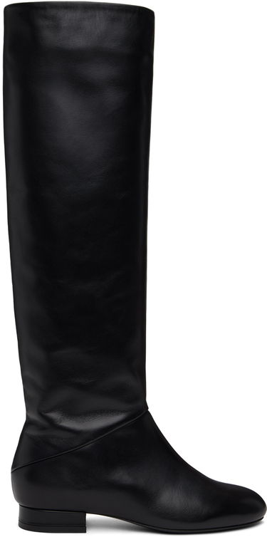 Odjeća BY FAR BY FAR Felix Nappa Leather Knee-High Boots Crna | MWFBO064CL013BK001PL, 0