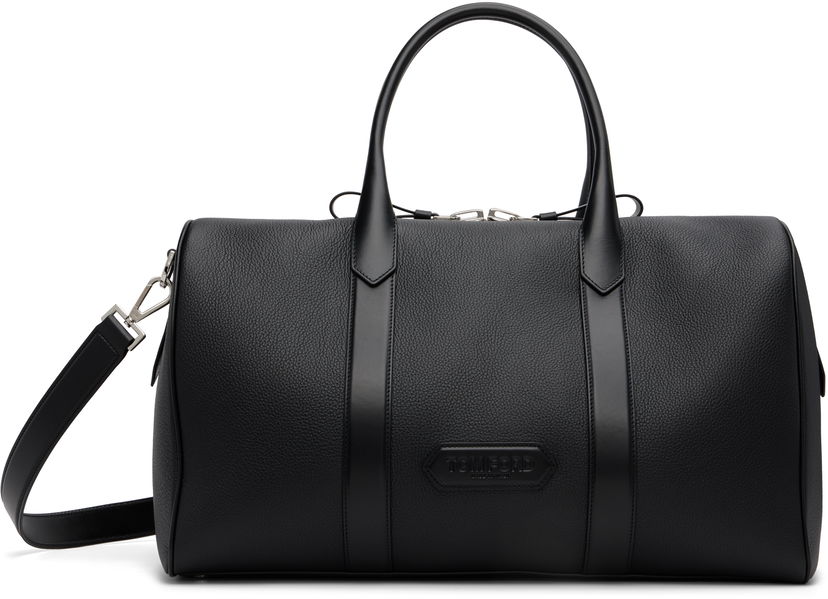 Putna torba Tom Ford Tom Ford Soft Grain Leather Duffle Bag Crna | H0677-LCL213S