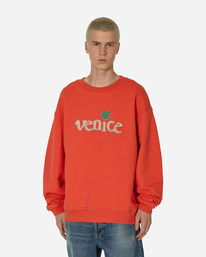 Dukserice ERL Crewneck Sweatshirt Crvena | ERL08T025 1