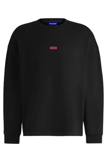 Džemper BOSS HUGO Logo Sweatshirt Crna | 50510732
