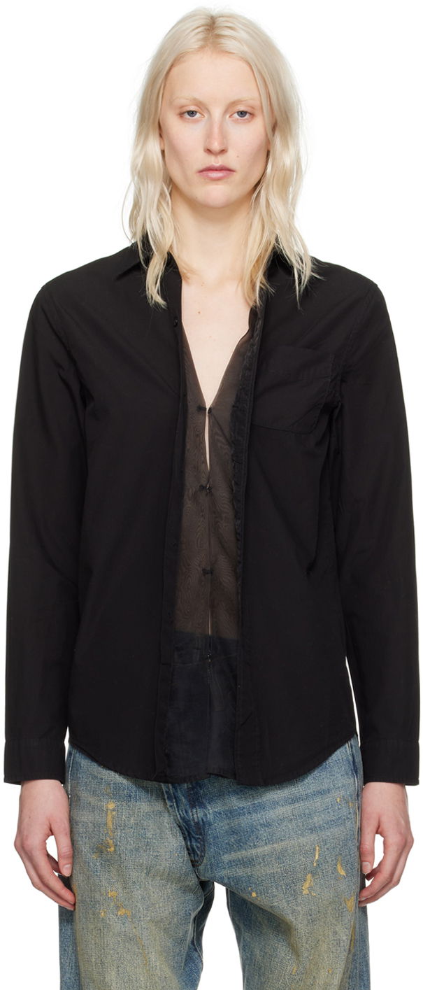 Košulja R13 R13 Foldout Shirt Crna | R13WR246-R340B
