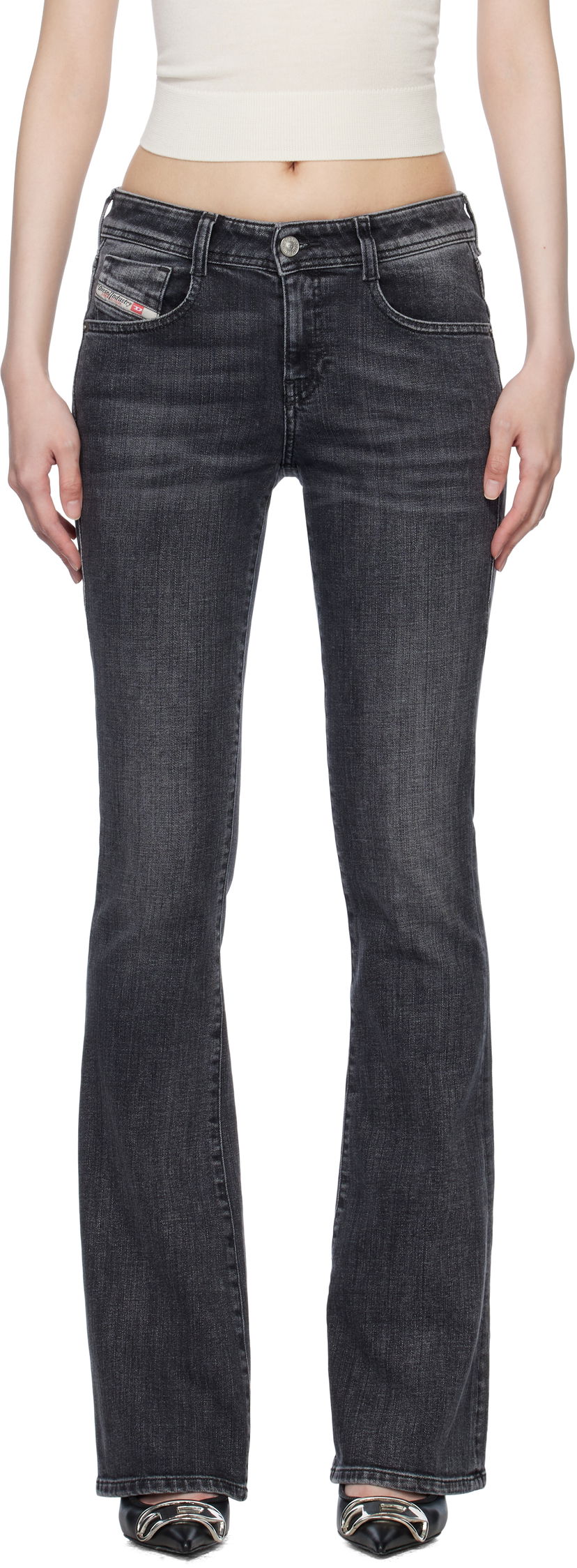 Jeans Diesel Diesel 1969 D-Ebbey Bootcut Jeans Siva | A11003 09K98