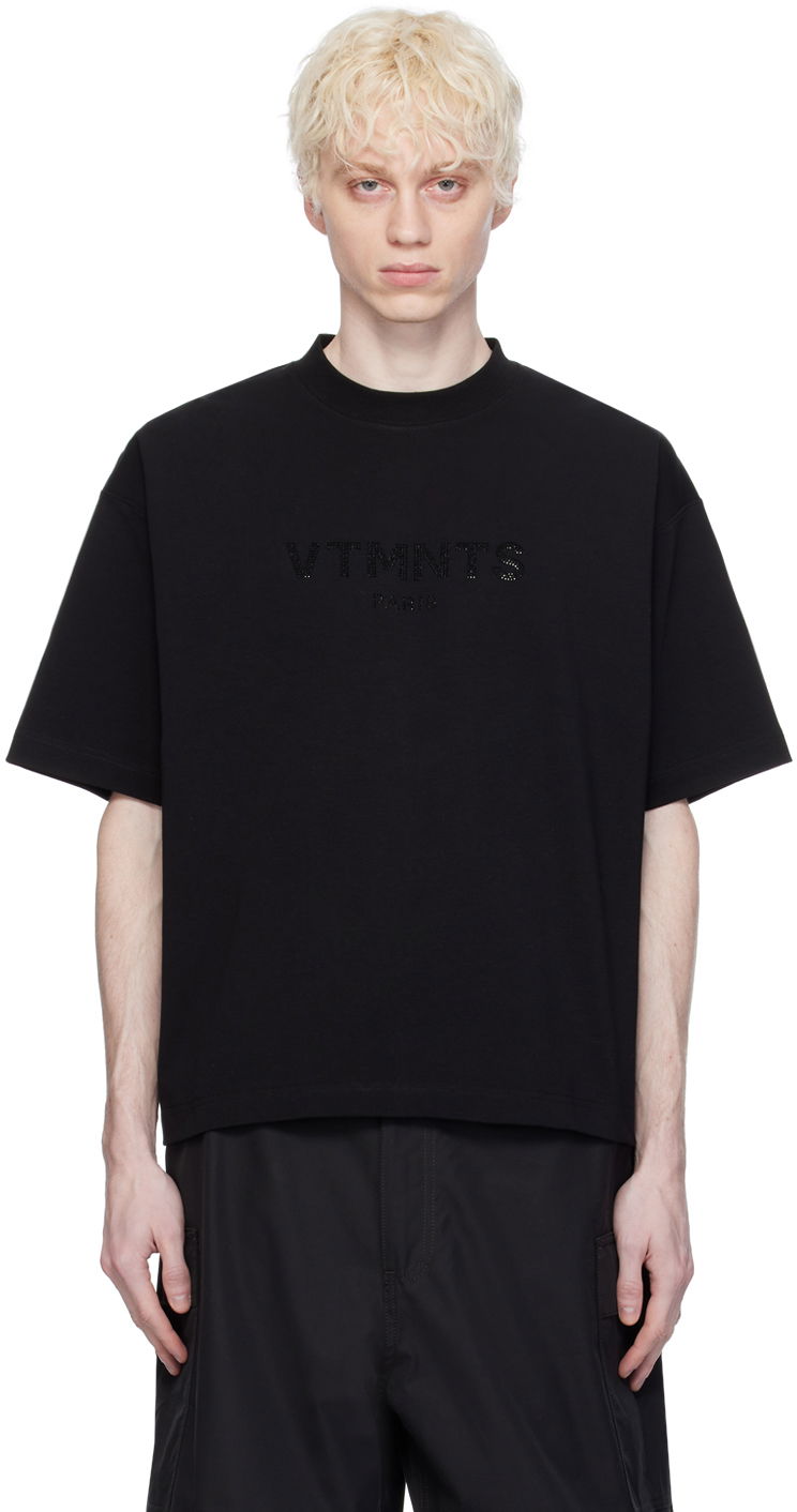 Majica kratkih rukava VETEMENTS Crystal T-Shirt by VTMNTS Crna | VL20TR120B