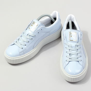 Tenisice i cipele Puma Basket Platform Patent Wn's oatmeal - oatmeal Plava | 363314 02, 2