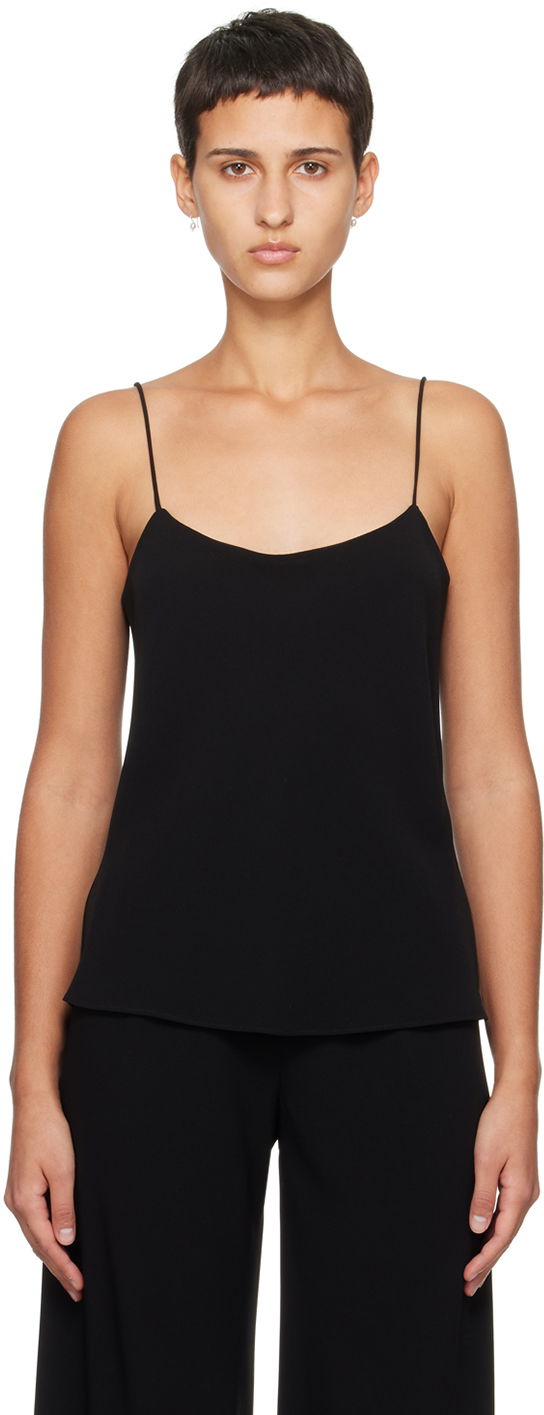 Majica bez rukava The Row Silk Camisole Top Crna | W151-W1968