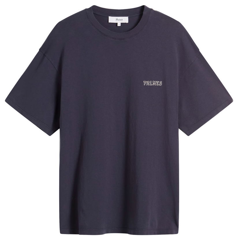 Majica kratkih rukava Palmes Palmes Logo T-Shirt, Size Small Tamnoplava | P10-0053-660