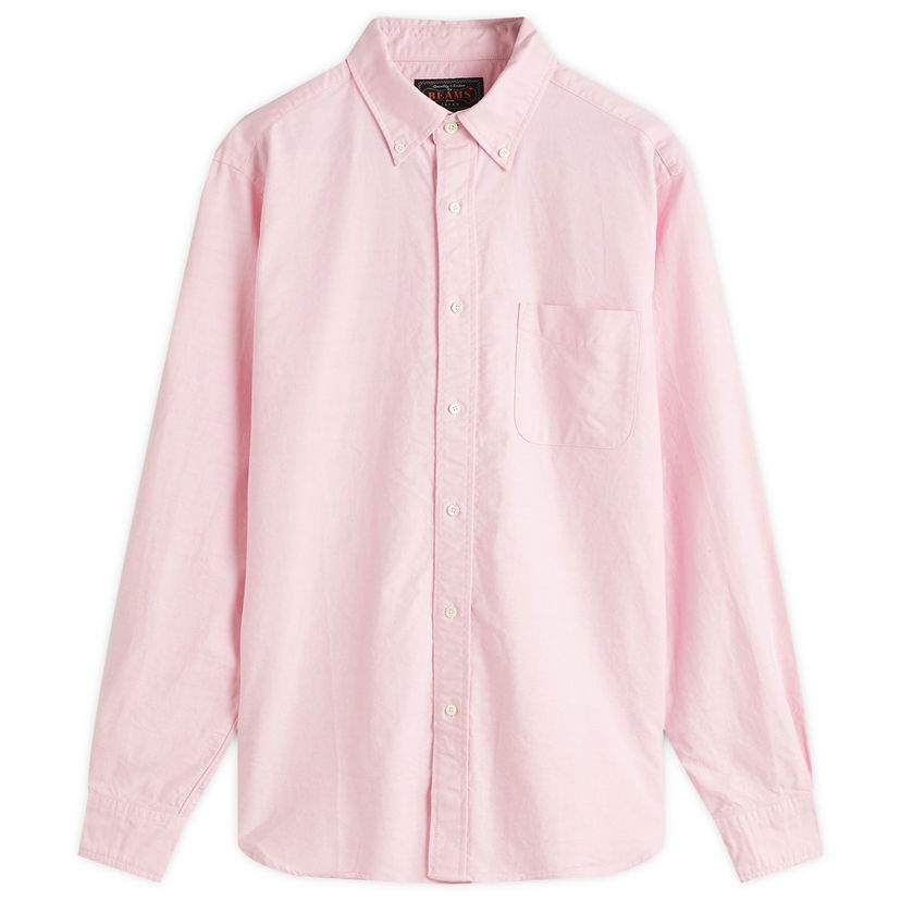 Košulja BEAMS Beams Plus Button Down Oxford Shirt, Size Small Ružičasta | 3811-0011-139-30
