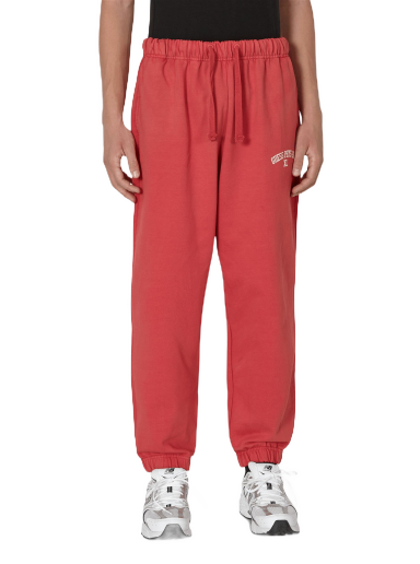 Trenirka GUESS Washed Terry Sweatpants Crvena | M2BQ10KBB40 CYSM