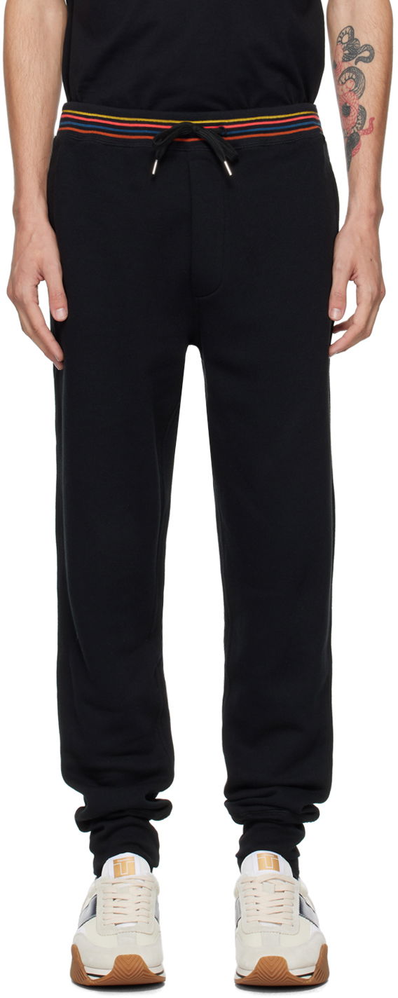 Trenirka Paul Smith Paul Smith Artist Stripe Sweatpants Crna | M1A-373M-AU807-79