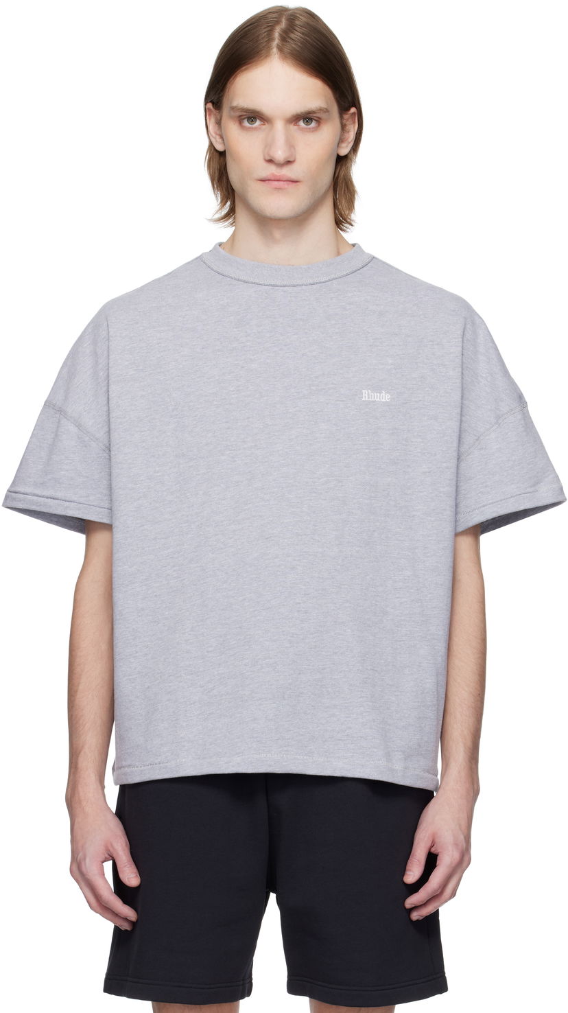 Majica kratkih rukava Rhude Rhude Classique Reverse T-Shirt Siva | RHSS25TT02228