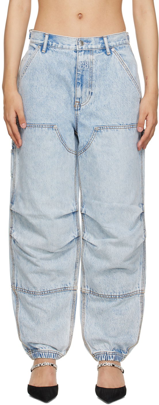 Jeans Alexander Wang Alexander Wang Double Front Carpenter Jeans Plava | 4DC4214012