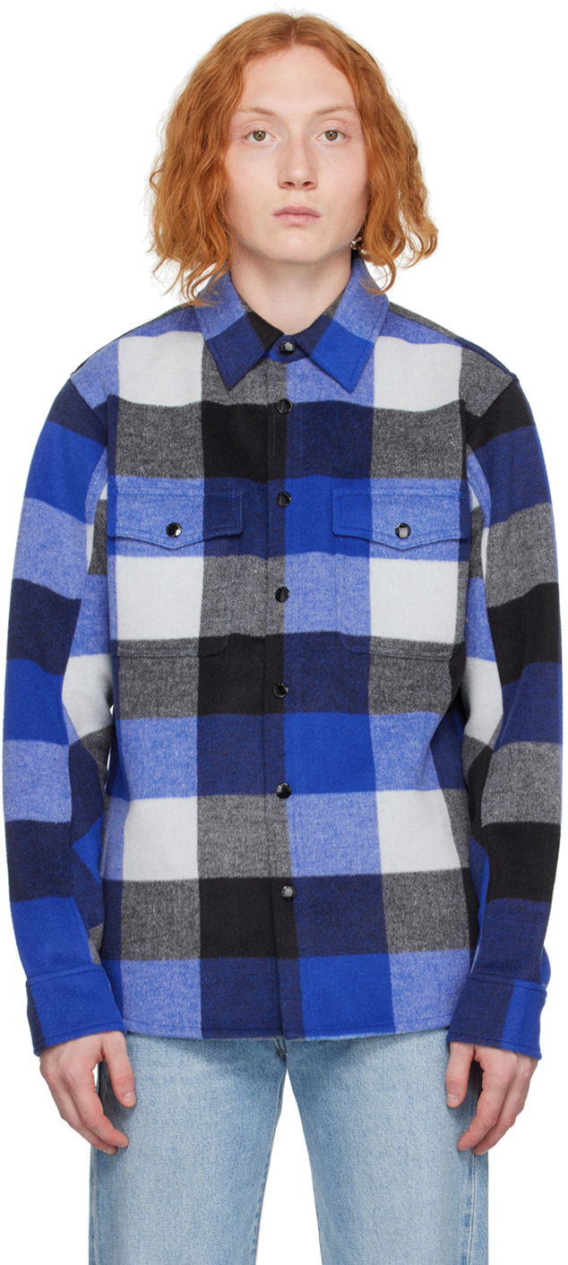 Košulja rag & bone Rag & Bone Plaid Jack Shirt Plava | MBW22HA389RTML