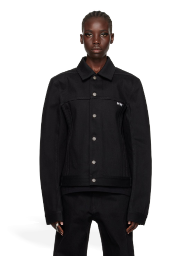 Jakna Rick Owens SSENSE x TVHKB Edition Denim Jacket Crna | RN02C4758 HBLKP5