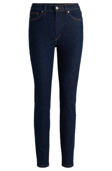 Jeans BOSS Skinny-Fit Stretch Denim Jeans Plava | 50513694