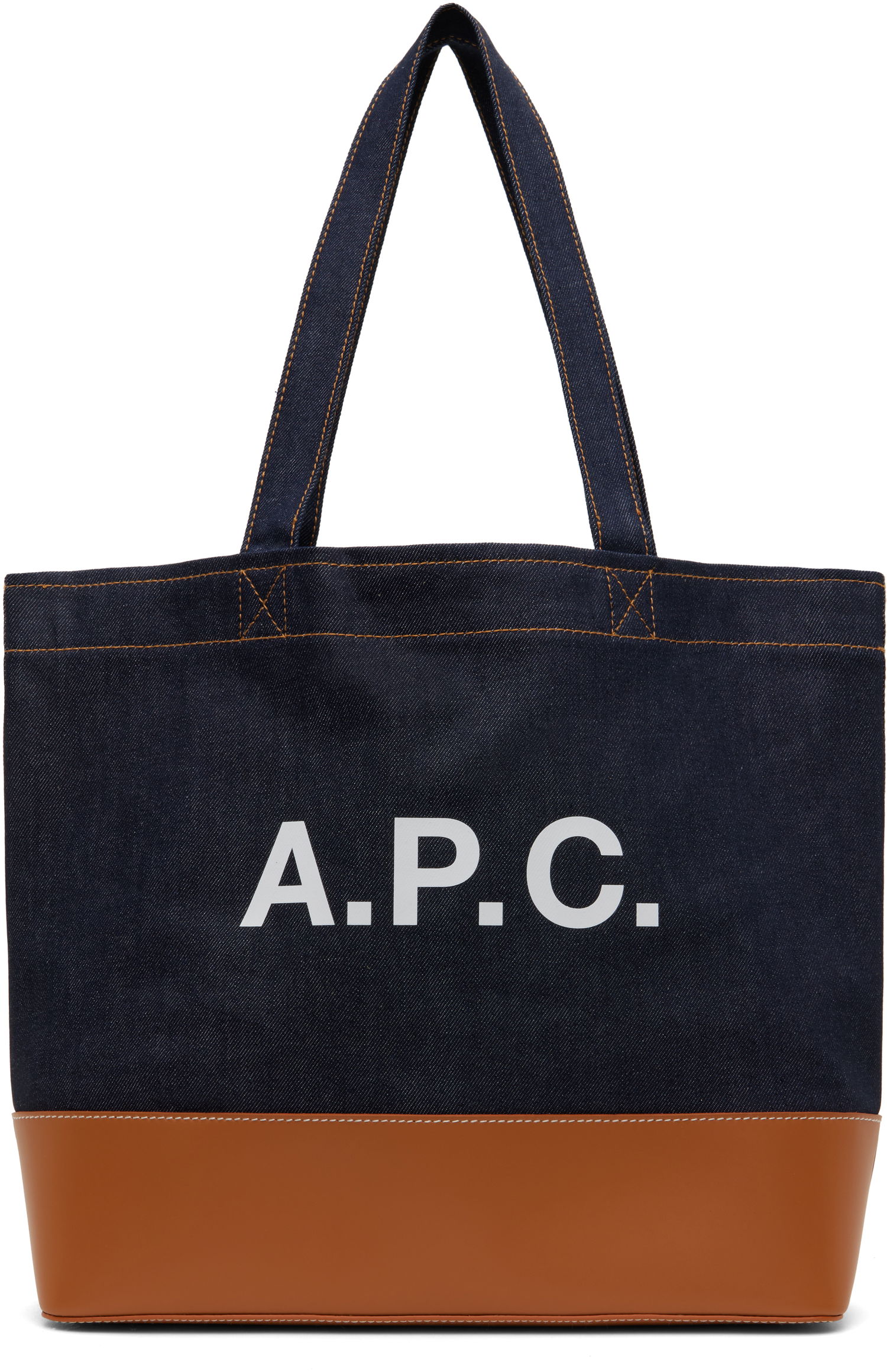 Tote bag A.P.C. A.P.C. Axel E/W Denim Tote Plava | CODDP-M61917, 0