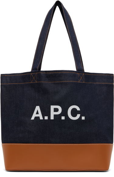 Tote bag A.P.C. A.P.C. Axel E/W Denim Tote Plava | CODDP-M61917, 0