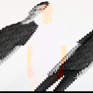 Majica kratkih rukava Emporio Armani T-shirt Train Logo Series Polar Logo All-Over Print Crna | 7M000980AF10378U8117, 0