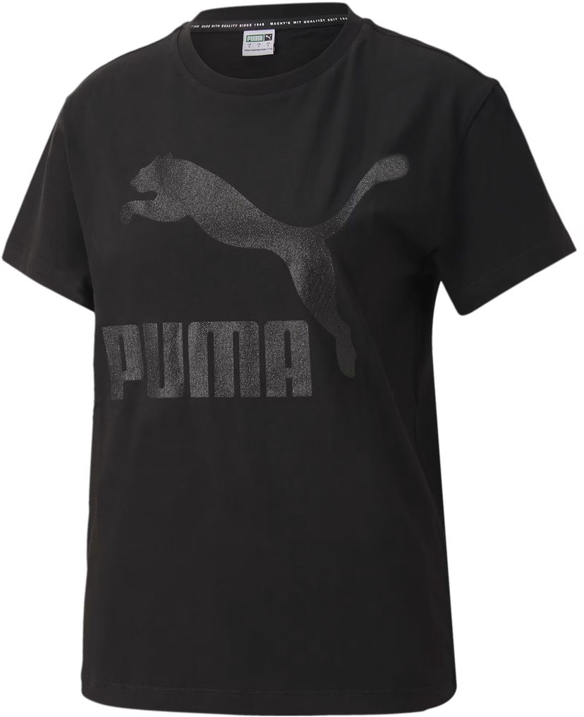 Majica kratkih rukava Puma Classics Logo Graphic T-Shirt Crna | 597618-051