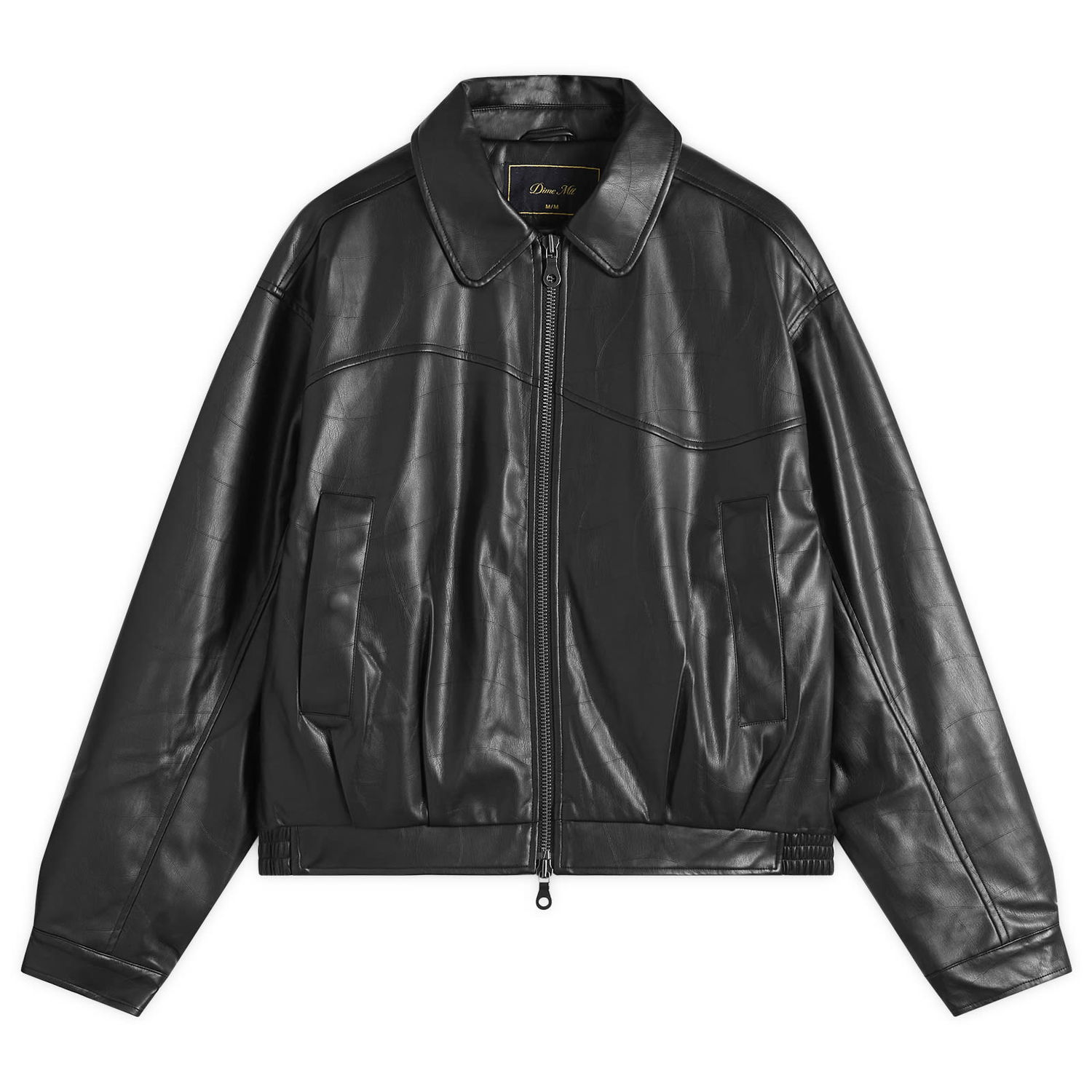 Jakna Dime Dime Debossed Wavy Jacket Crna | DIMEFA252BLK, 1