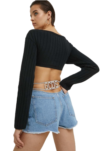 Kratke hlače GCDS Short Tirkiz | SS23W360207
