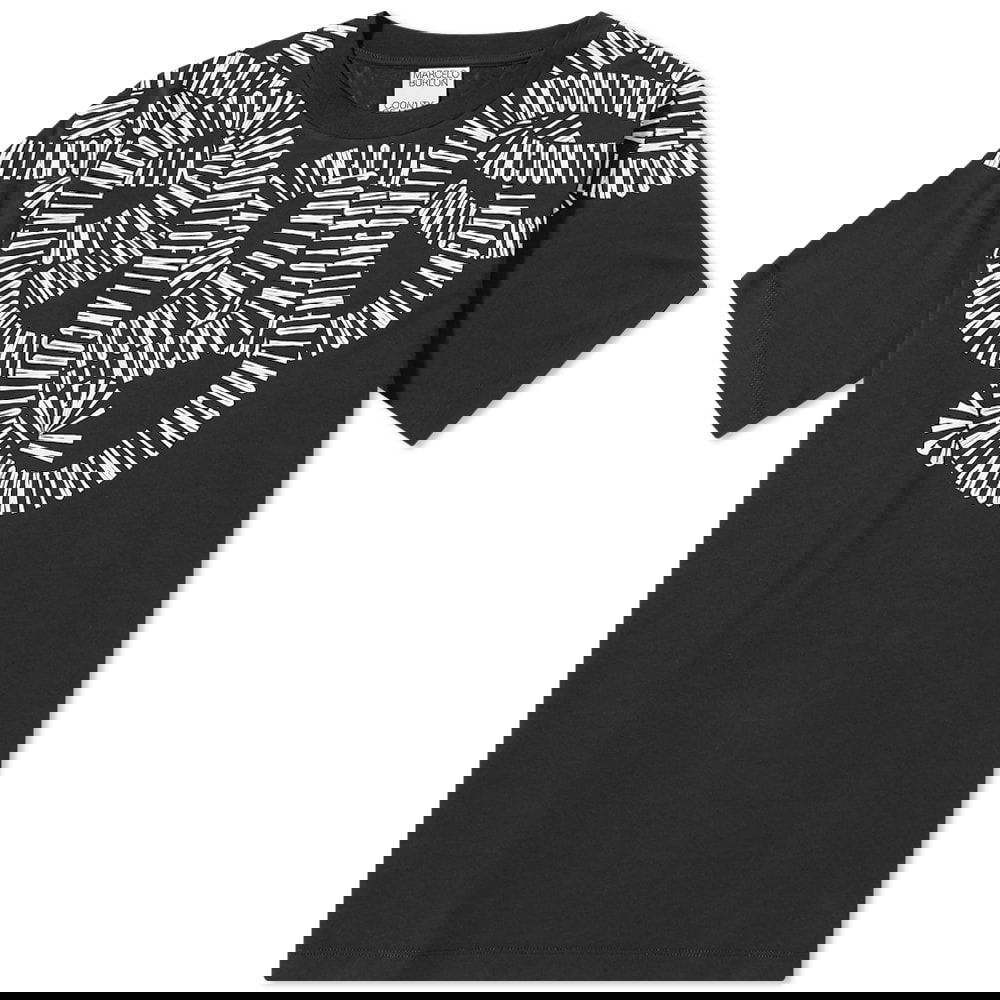Majica kratkih rukava Marcelo Burlon Snake Wings Regular Tee Crna | CMAA018C99JER0031001, 0