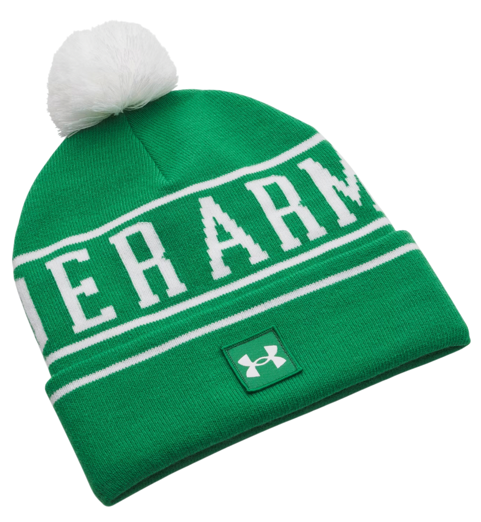 Kapica Under Armour Halftime Pom Beanie Zelena | 1386634-305, 0